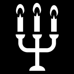 lit candelabra icon