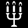 lit candelabra icon