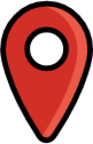 location indicator red emoji