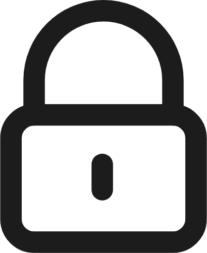 white lock icon png