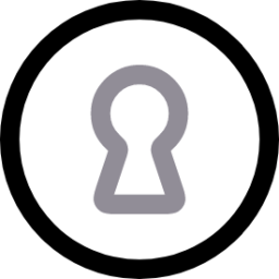 lock keyhole icon
