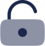 Lock Keyhole Unlocked icon