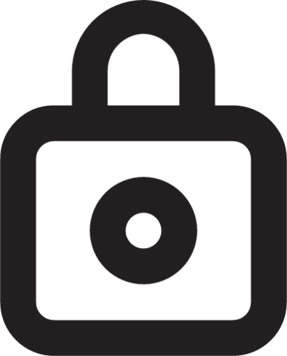 lock outline icon