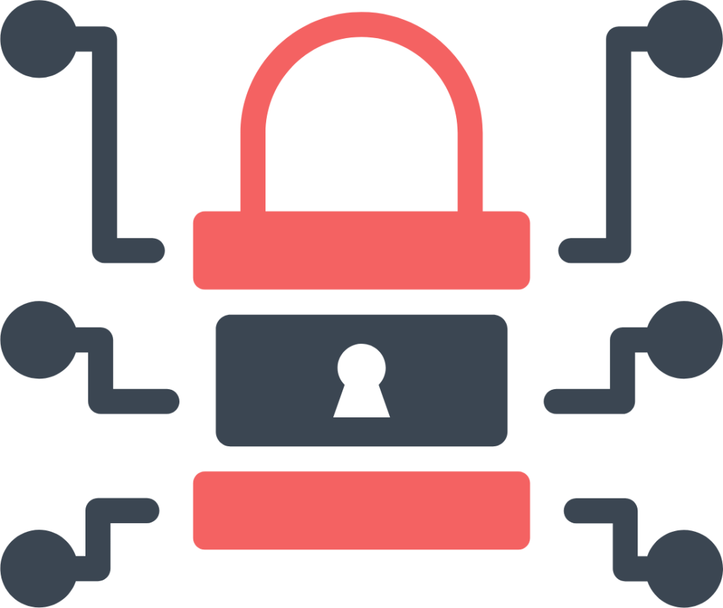 lock protect security 10 chip lock icon