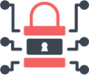 lock protect security 10 chip lock icon