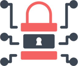 lock protect security 10 chip lock icon