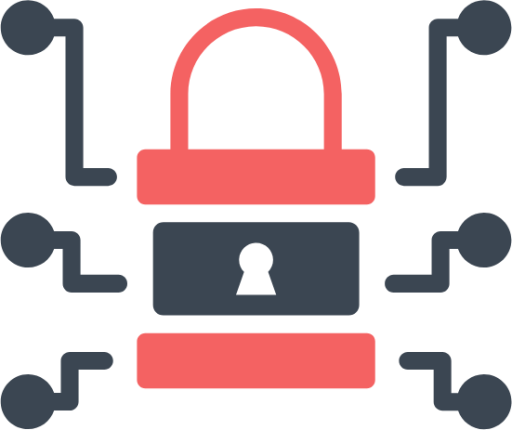 lock protect security 10 chip lock icon