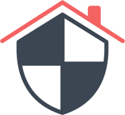 lock protect security 12 shield house icon