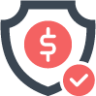 lock protect security 13 shield money icon