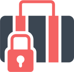 lock protect security 22 lock briefcase icon