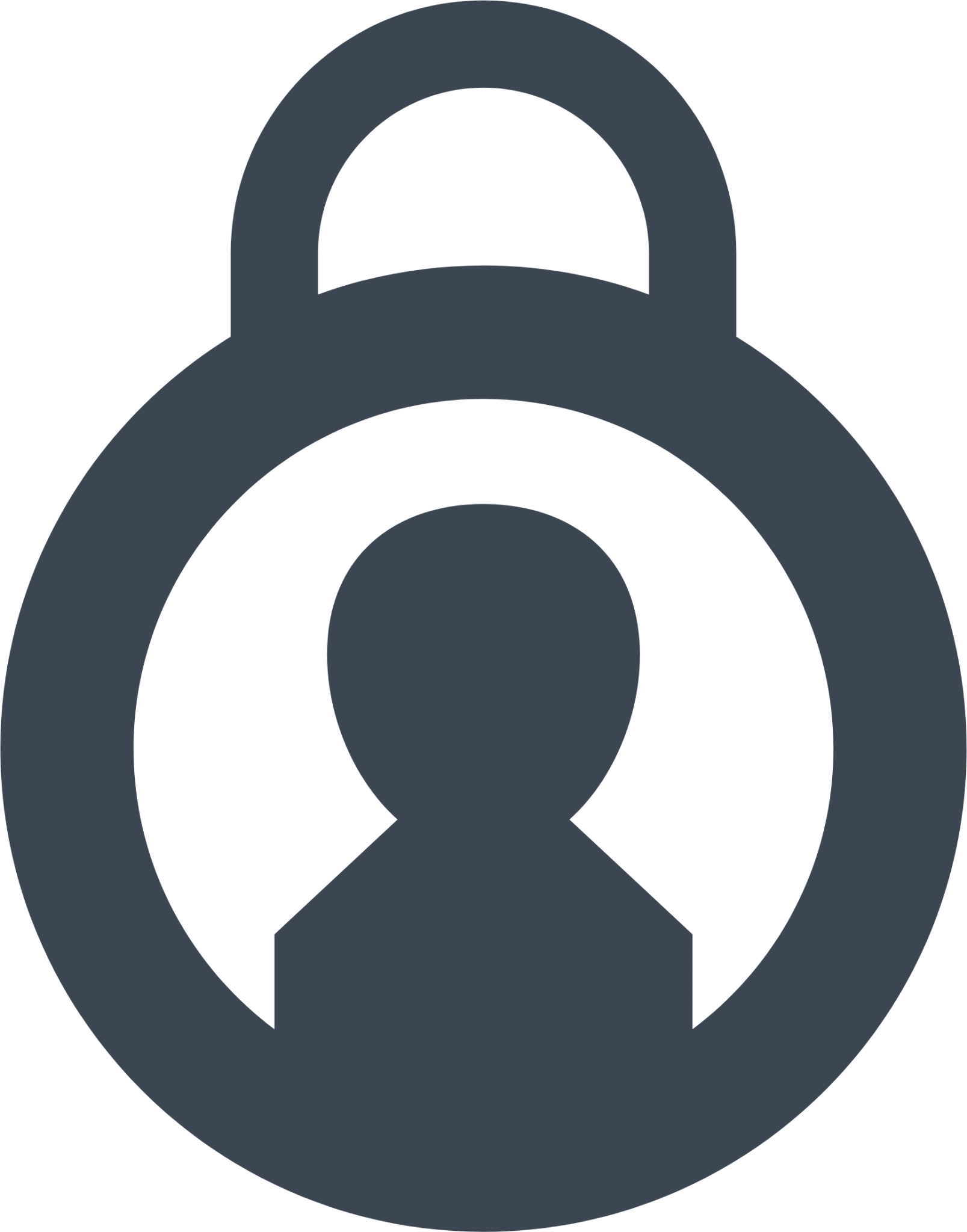 lock protect security 27 lock person icon