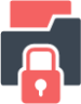 lock protect security 3 folder locked icon