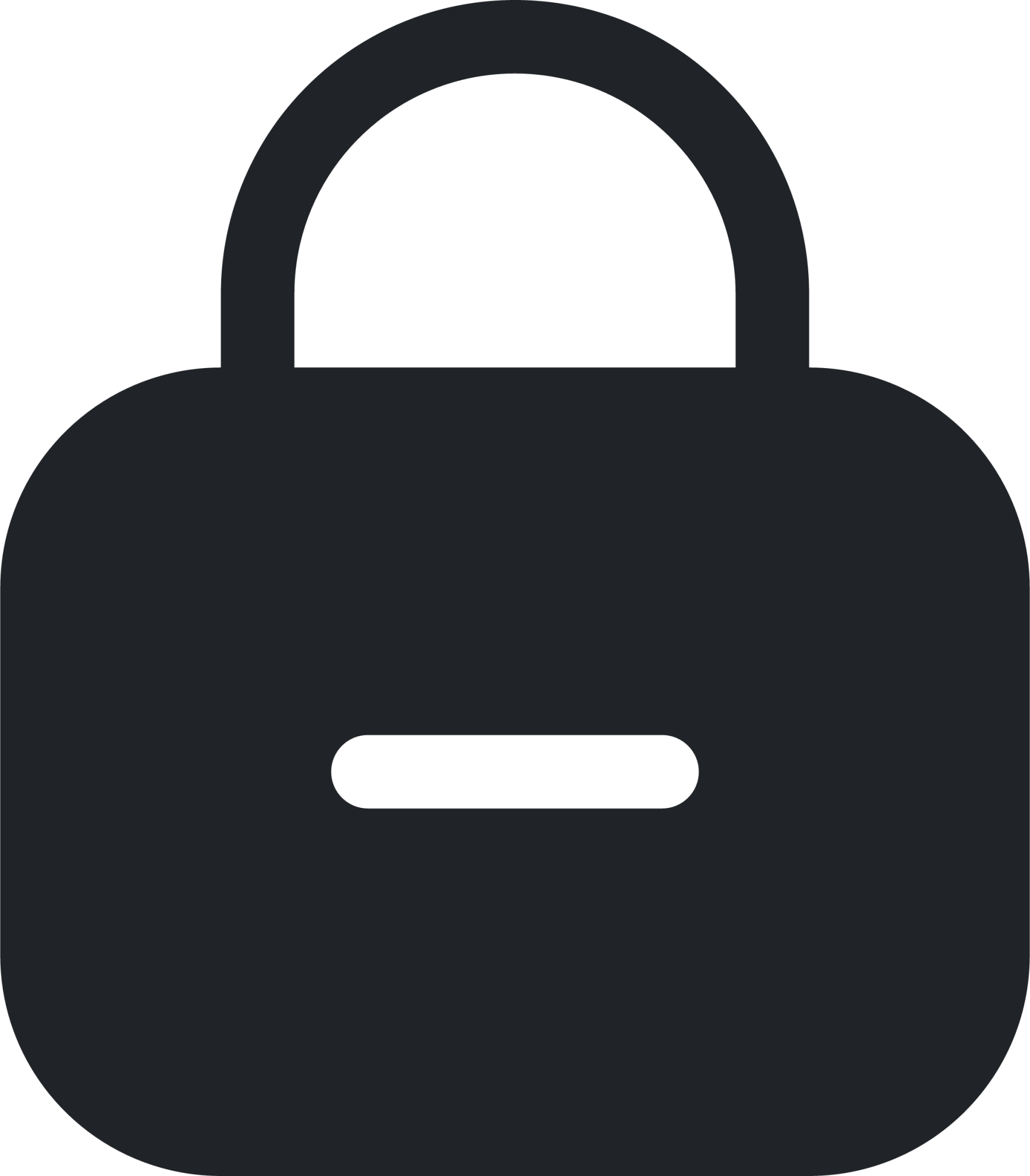lock (rounded filled) icon