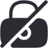 lock slash icon