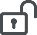 lock unlocked icon