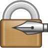 lock with ink pen emoji