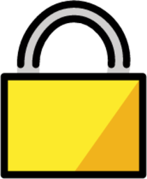 locked emoji