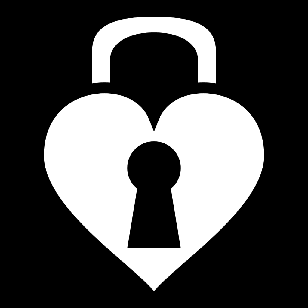 locked heart icon