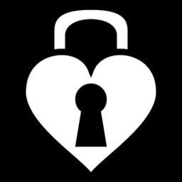 locked heart icon