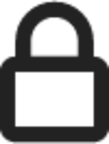locked lock padlock icon