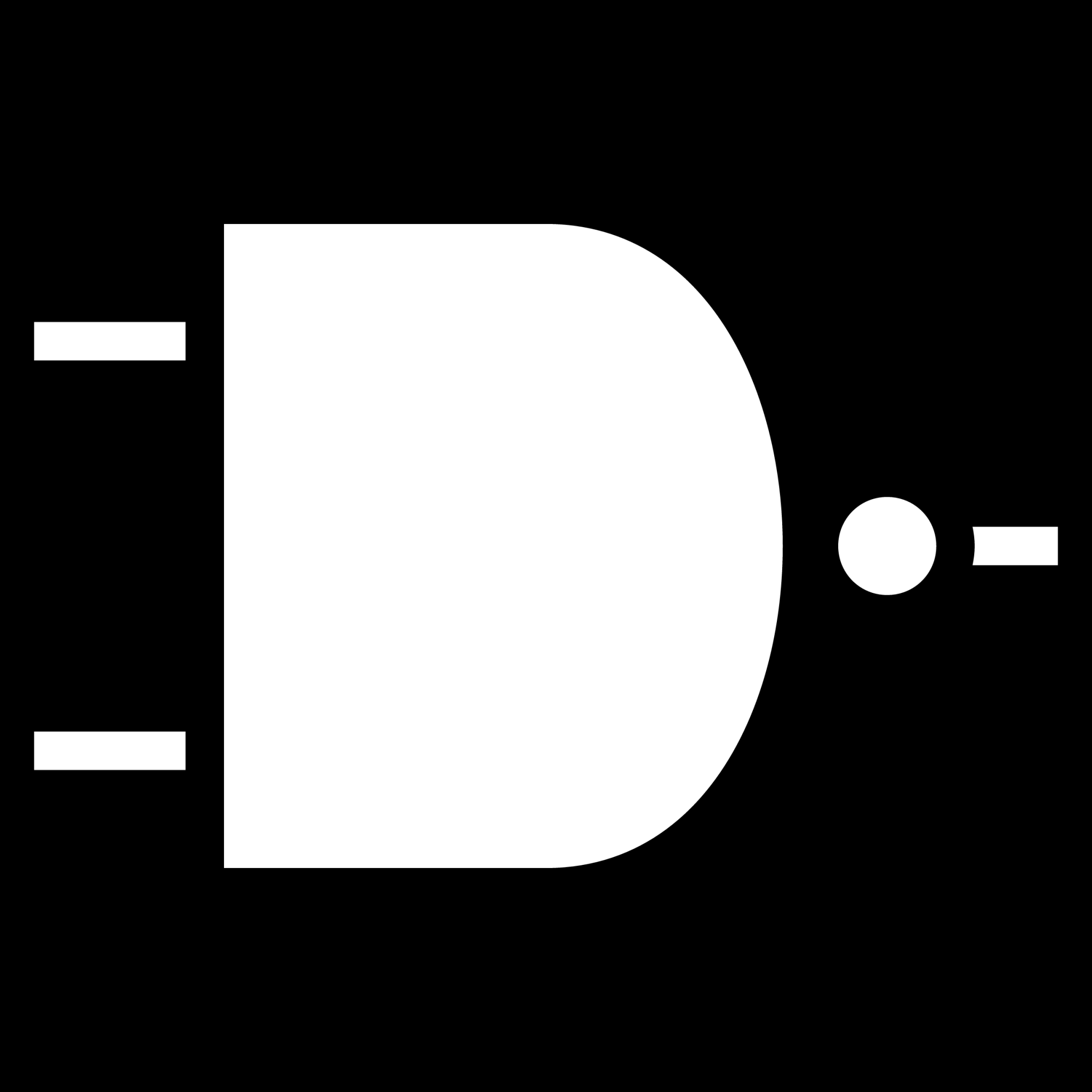 logic gate nand icon