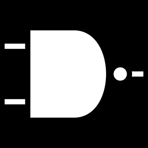 logic gate nand icon