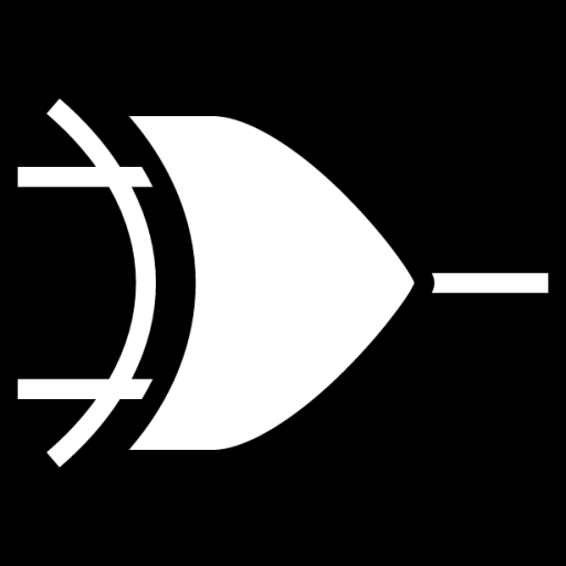 logic gate xor icon