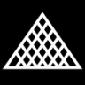 louvre pyramid icon