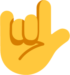 love you gesture default emoji