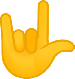 love-you gesture emoji