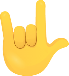 Love you gesture emoji emoji