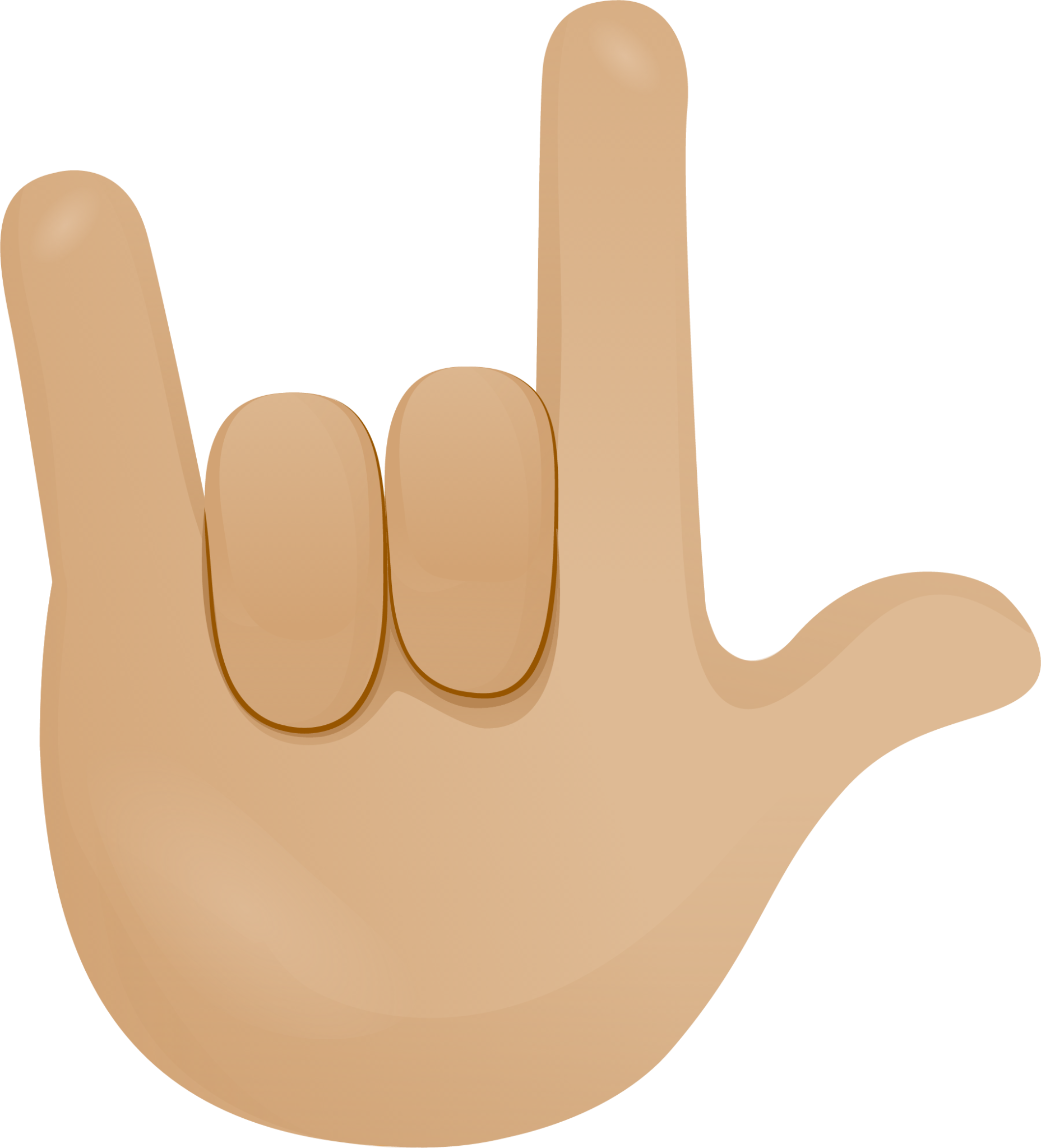 Love you gesture skin 2 emoji emoji
