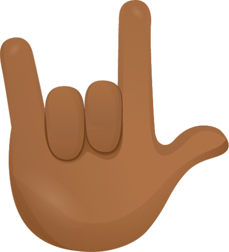 Love you gesture skin 4 emoji emoji