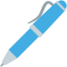 lower left ballpoint pen emoji