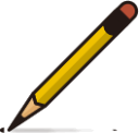 lower left pencil emoji