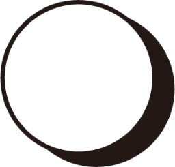 lower right shadowed white circle emoji