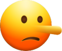 Lying Face emoji