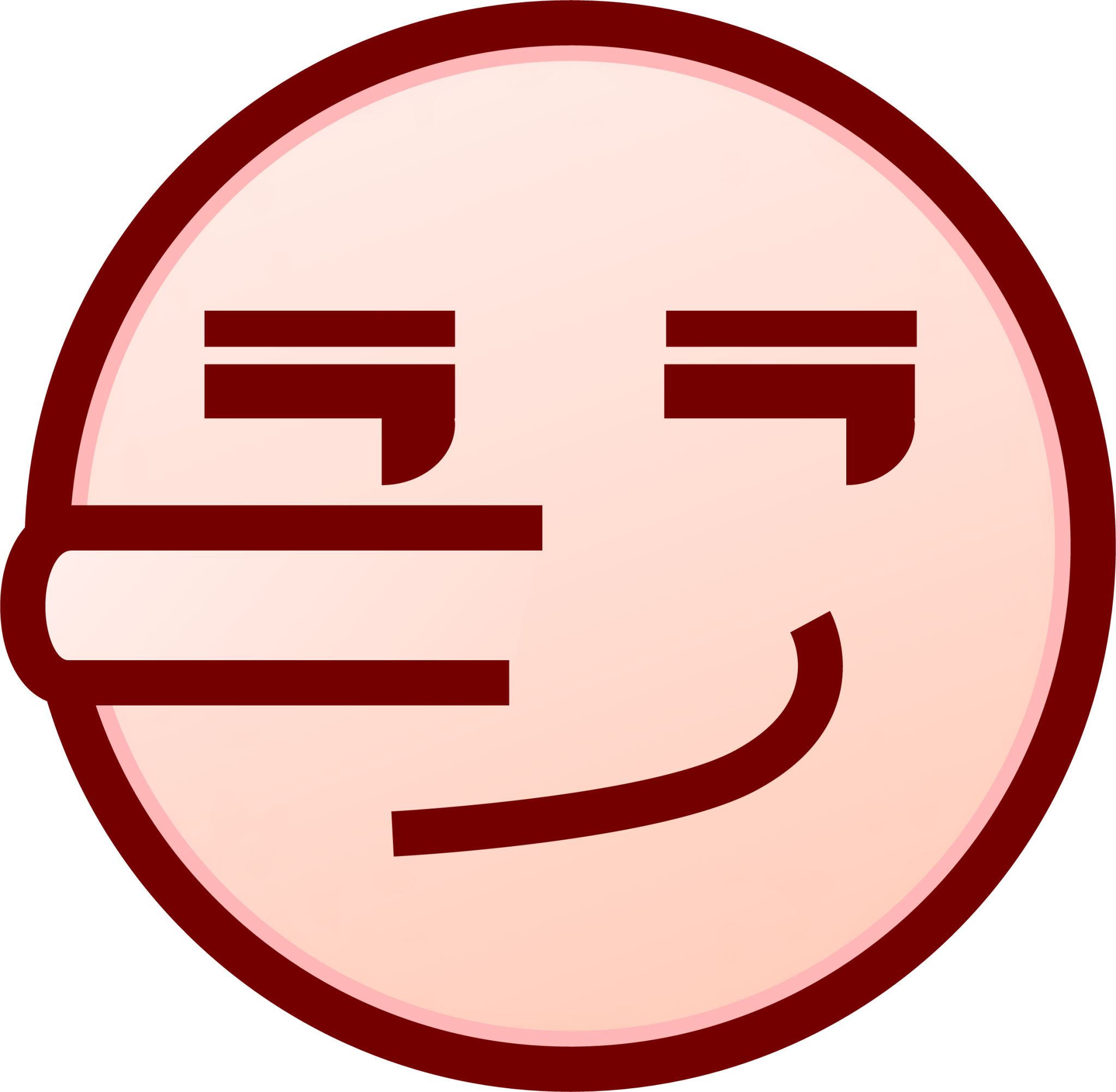 lying face (white) emoji