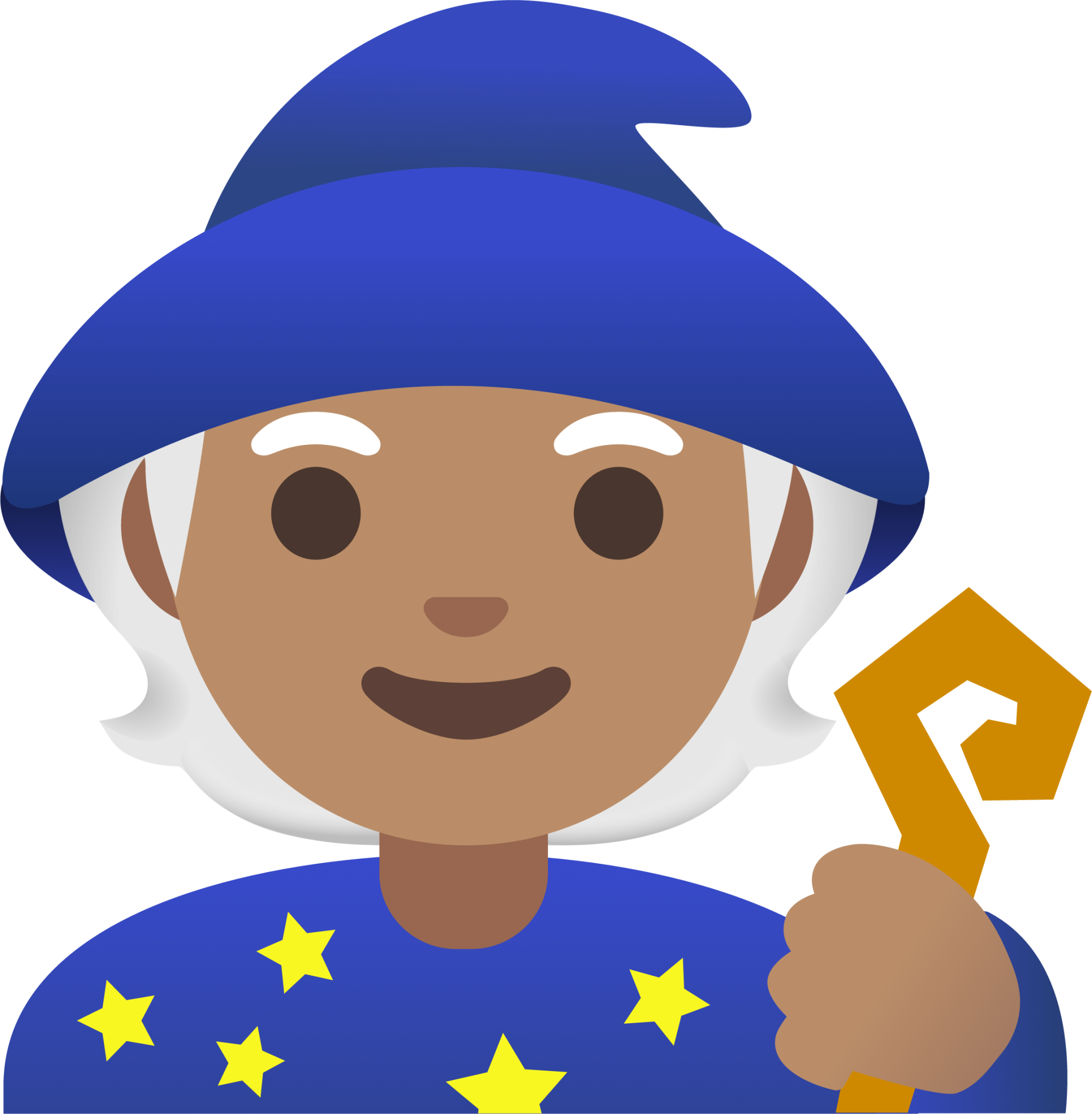 mage: medium skin tone emoji