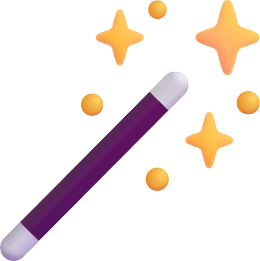 magic wand emoji