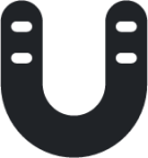 magnet (rounded filled) icon