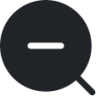 magnifier2 (rounded filled) icon