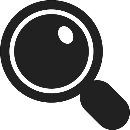 magnifying glass tilted left emoji