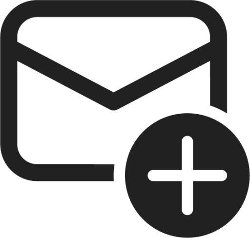 Mail Add icon