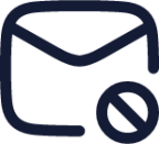 mail block icon