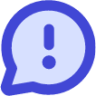 mail chat bubble oval warning bubble oval messages notification chat message warning alert icon
