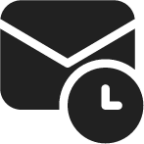 Mail Clock icon