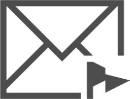 mail flag icon