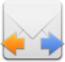 mail forwarded replied icon