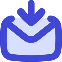 mail inbox envelope envelope email message down arrow inbox icon